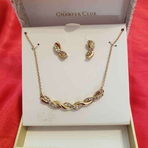 🎁SOLD OUT 🎁NWT,GOLD PAVE TWIST ENK - Picture 2 of 6